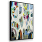 Interaction - Floater Framed Canvas Print