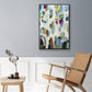 Interaction - Floater Framed Canvas Print