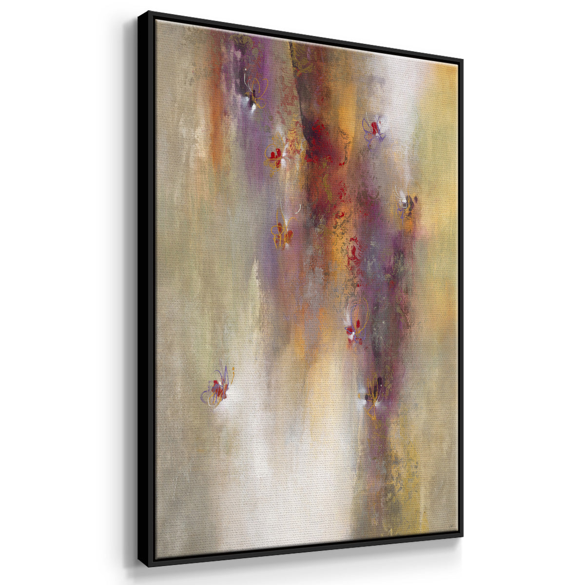 Scarlet Summer - Floater Framed Canvas Print