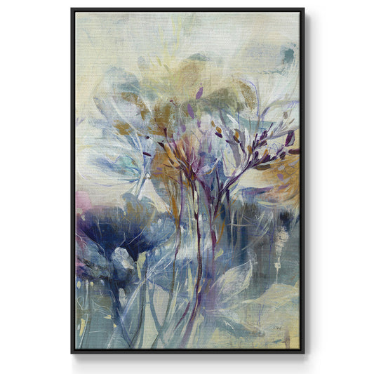 Meadow Saffron II - Floater Framed Canvas Print