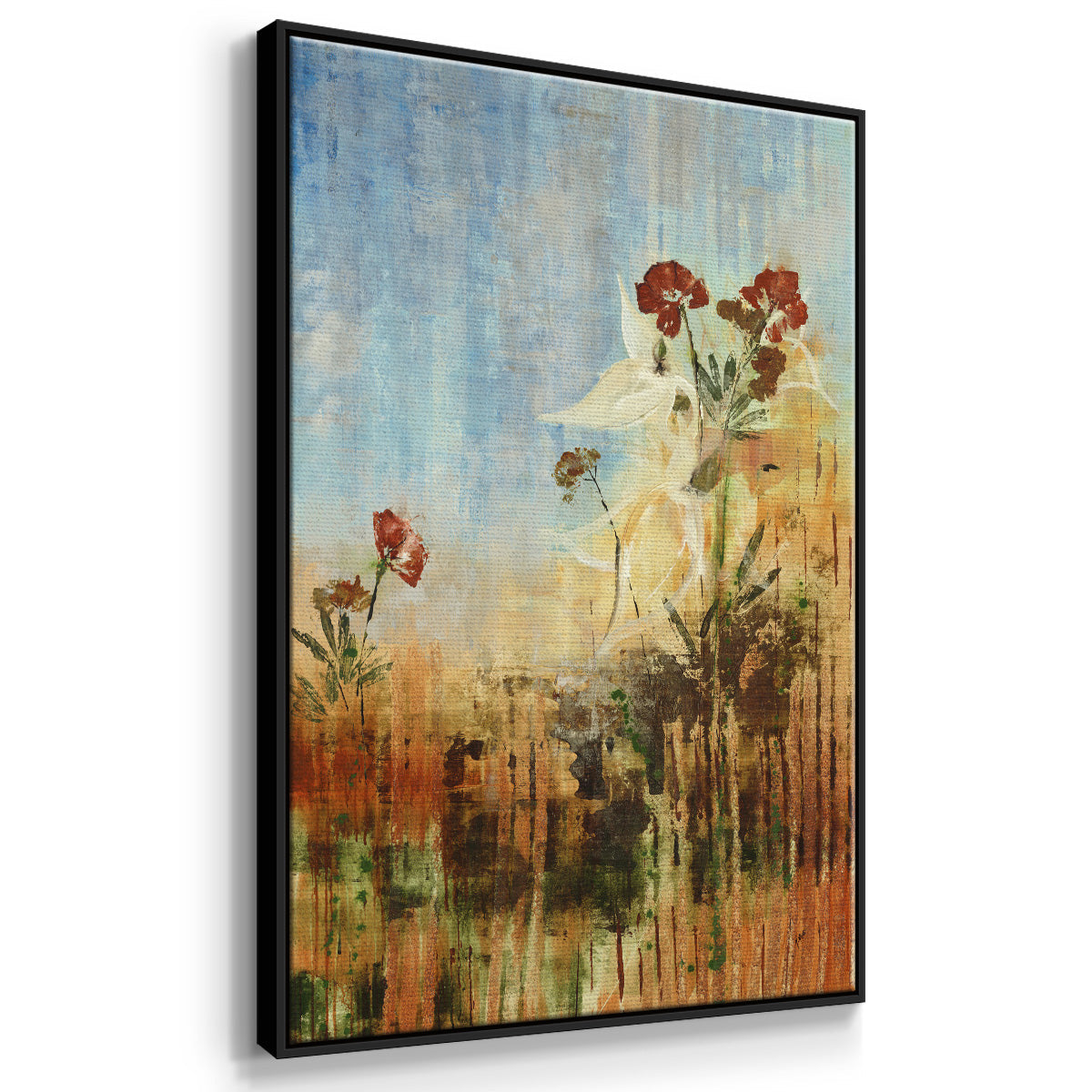 Dedicated to Spring - Floater Framed Canvas Print