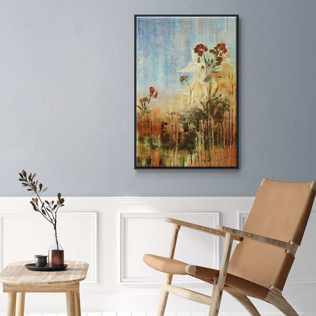 Dedicated to Spring - Floater Framed Canvas Print