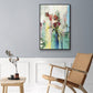 Celebration I - Floater Framed Canvas Print