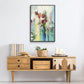 Celebration I - Floater Framed Canvas Print