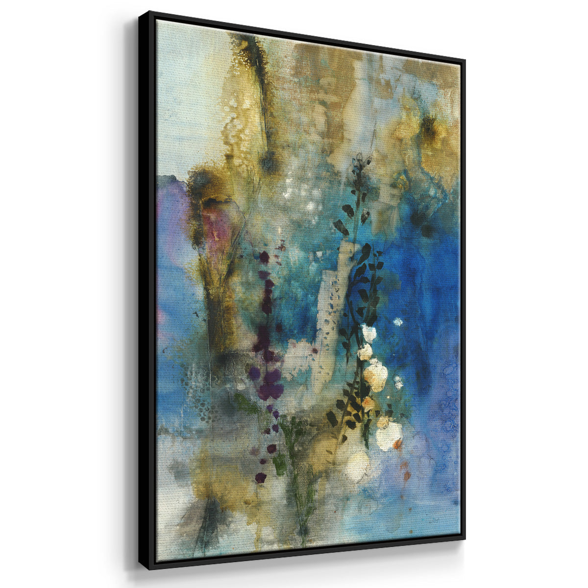 Immerge I - Floater Framed Canvas Print