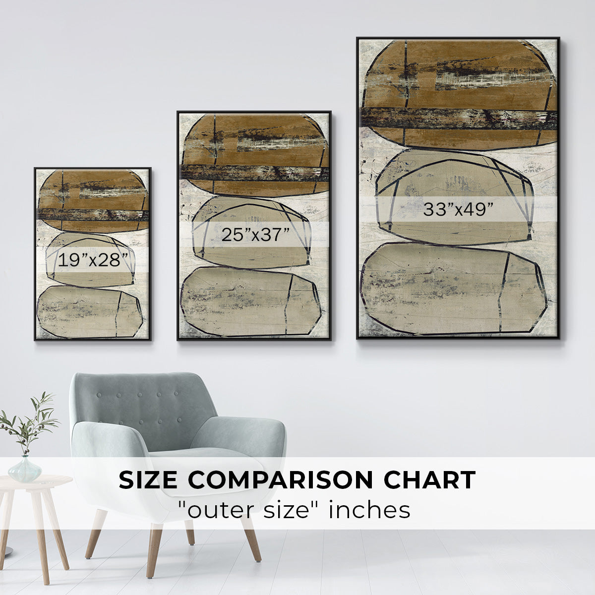 Dim Sum I - Floater Framed Canvas Print