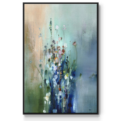 Current Air II - Floater Framed Canvas Print