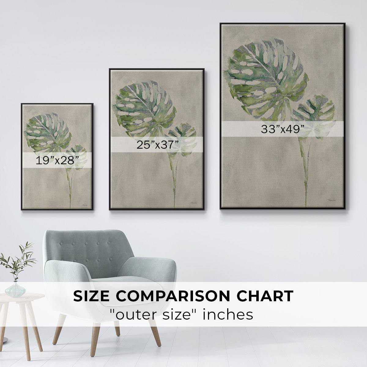 Fresh Unfolds III - Floater Framed Canvas Print