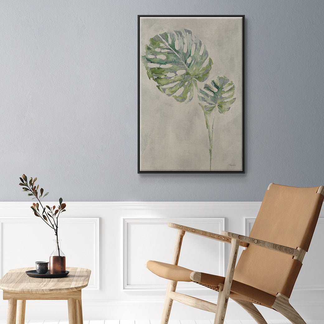 Fresh Unfolds III - Floater Framed Canvas Print