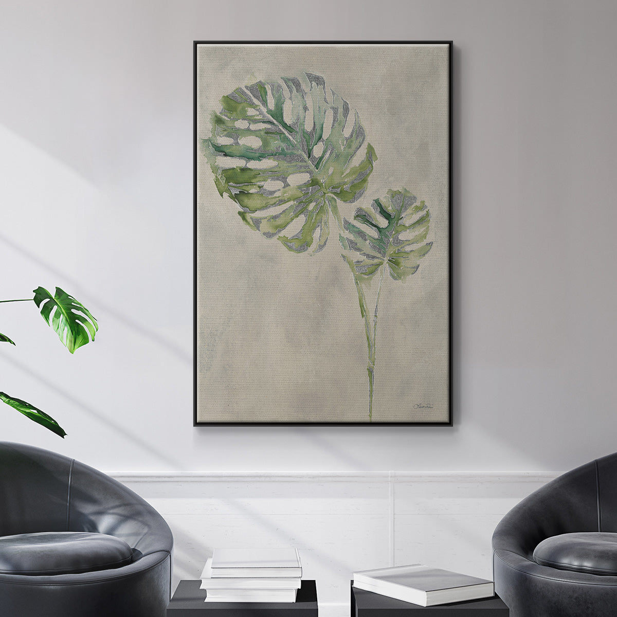 Fresh Unfolds III - Floater Framed Canvas Print