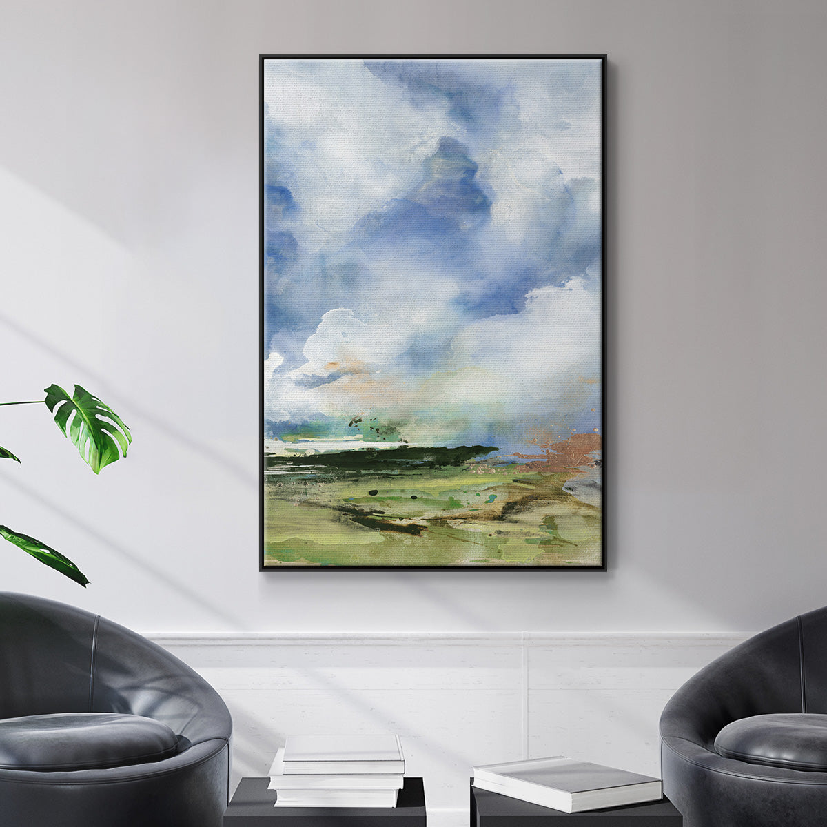 Spring Air II - Floater Framed Canvas Print