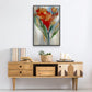 Wild Flower Bouquet - Floater Framed Canvas Print