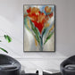 Wild Flower Bouquet - Floater Framed Canvas Print