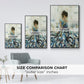Fluid Beauty - Floater Framed Canvas Print