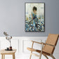 Fluid Beauty - Floater Framed Canvas Print