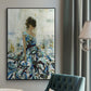 Fluid Beauty - Floater Framed Canvas Print