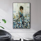 Fluid Beauty - Floater Framed Canvas Print