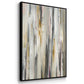 Color Ripple - Floater Framed Canvas Print