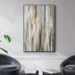 Color Ripple - Floater Framed Canvas Print