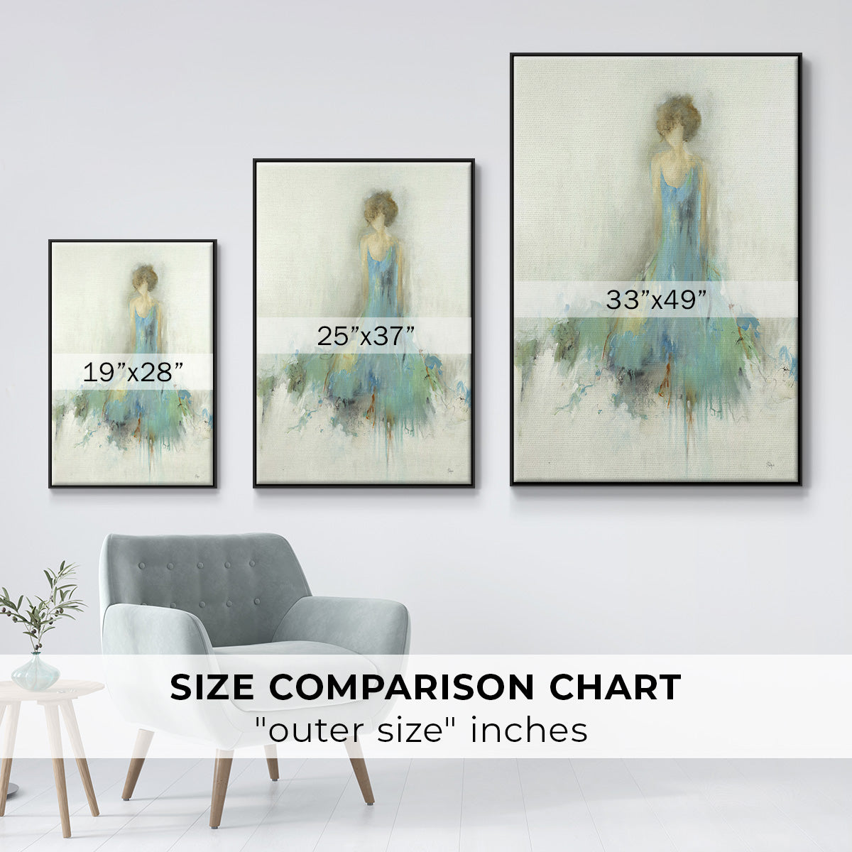 Reflection on You - Floater Framed Canvas Print