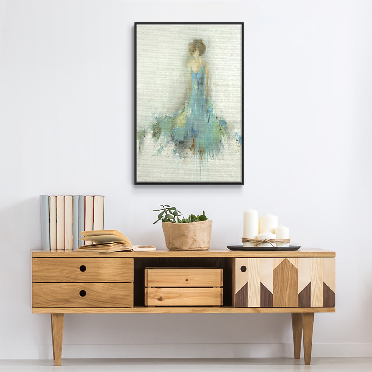 Reflection on You - Floater Framed Canvas Print