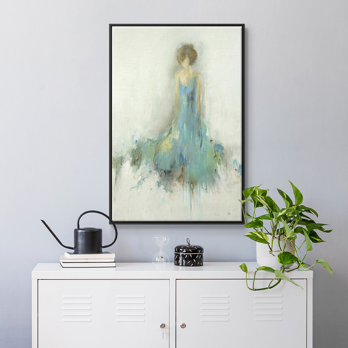 Reflection on You - Floater Framed Canvas Print