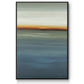 Beside the Blue I - Floater Framed Canvas Print