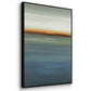 Beside the Blue I - Floater Framed Canvas Print