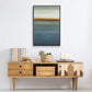 Beside the Blue I - Floater Framed Canvas Print