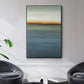 Beside the Blue I - Floater Framed Canvas Print