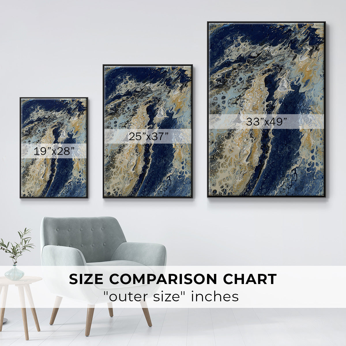 C39 - Floater Framed Canvas Print