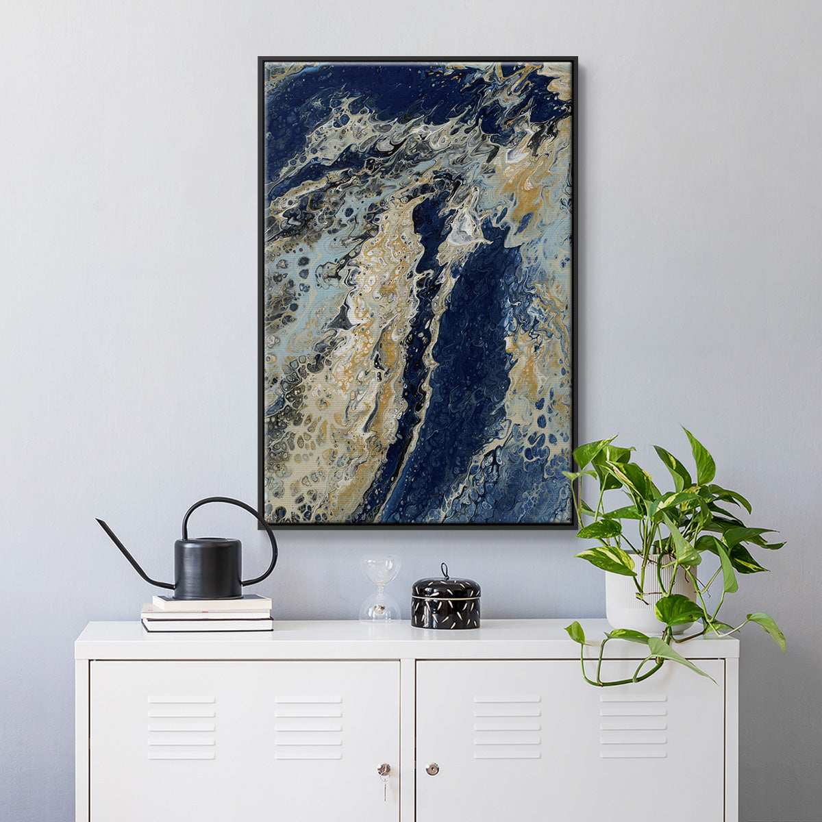 C39 - Floater Framed Canvas Print