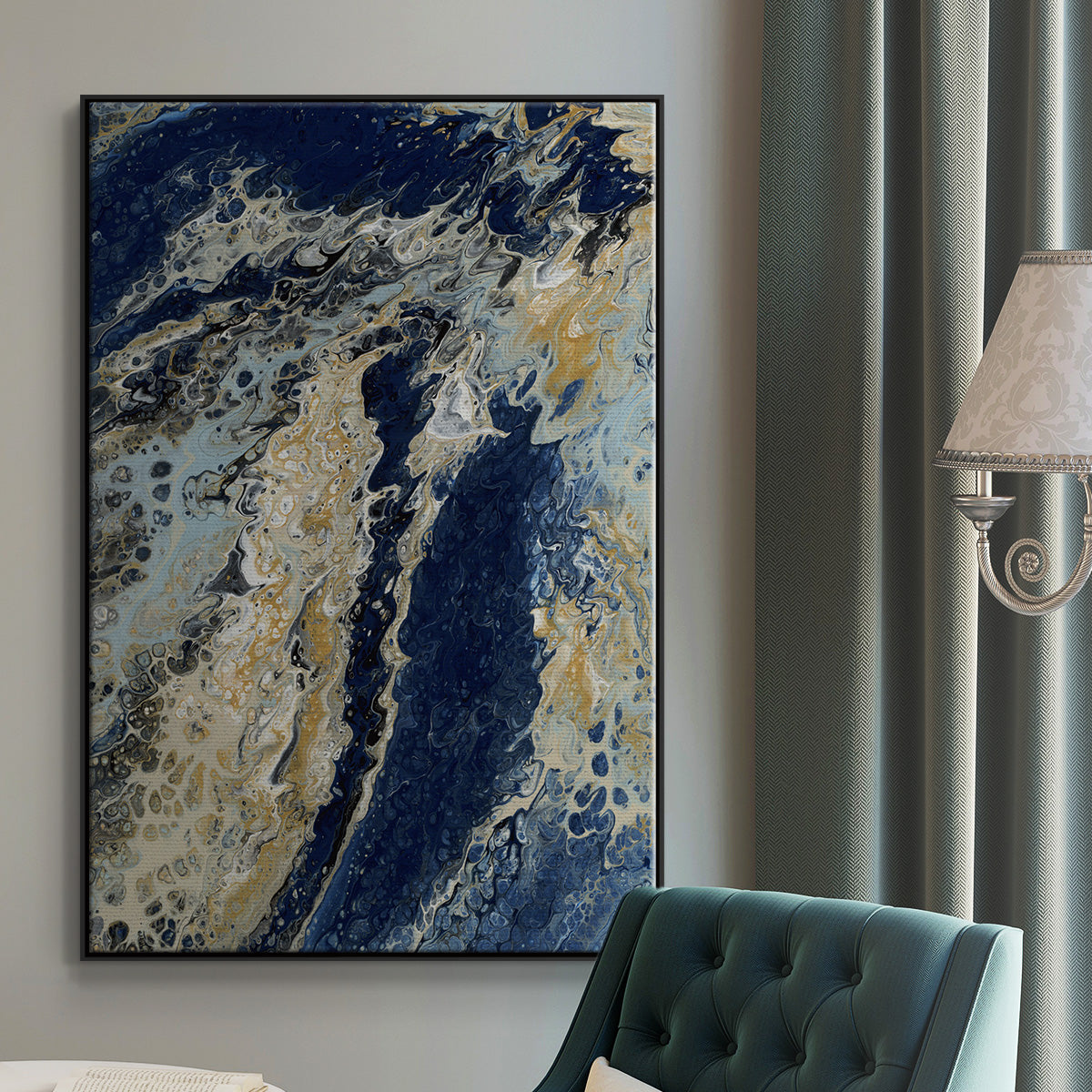 C39 - Floater Framed Canvas Print
