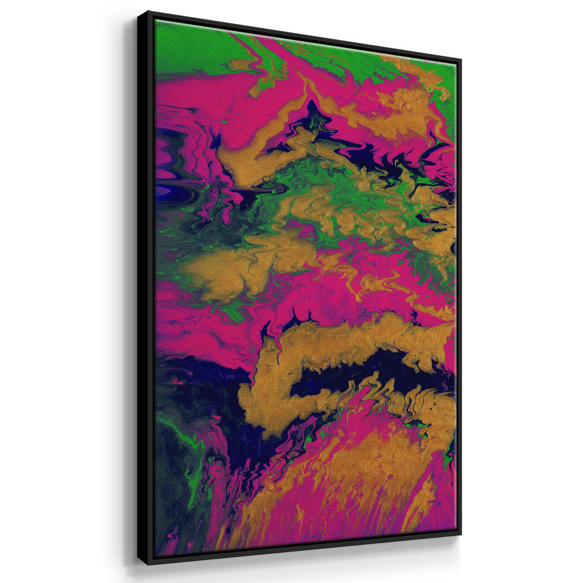 M48 - Floater Framed Canvas Print