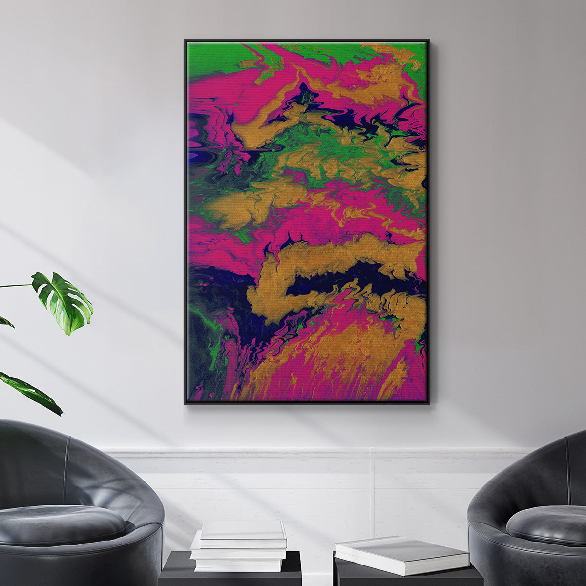 M48 - Floater Framed Canvas Print