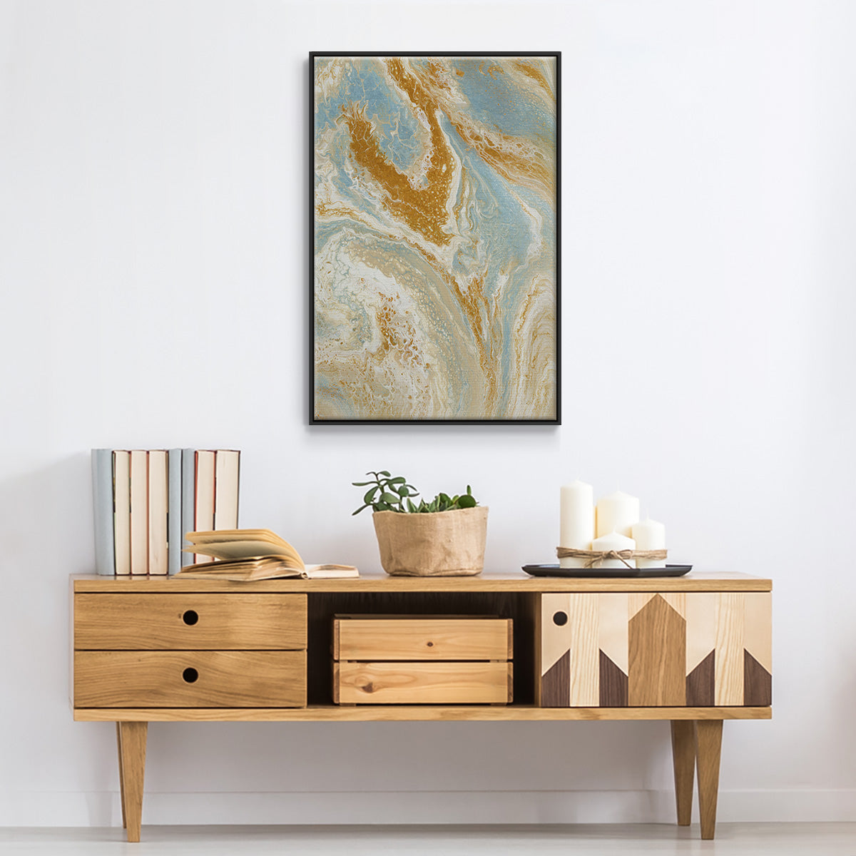 C41 - Floater Framed Canvas Print