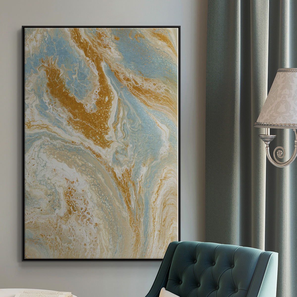 C41 - Floater Framed Canvas Print