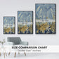 Wild Lupine - Floater Framed Canvas Print