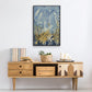 Wild Lupine - Floater Framed Canvas Print