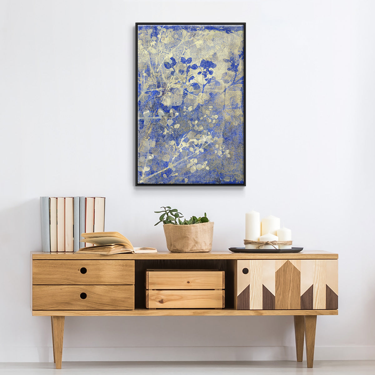 Boundless I - Floater Framed Canvas Print