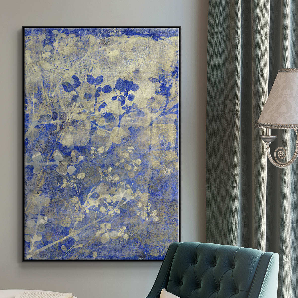 Boundless I - Floater Framed Canvas Print