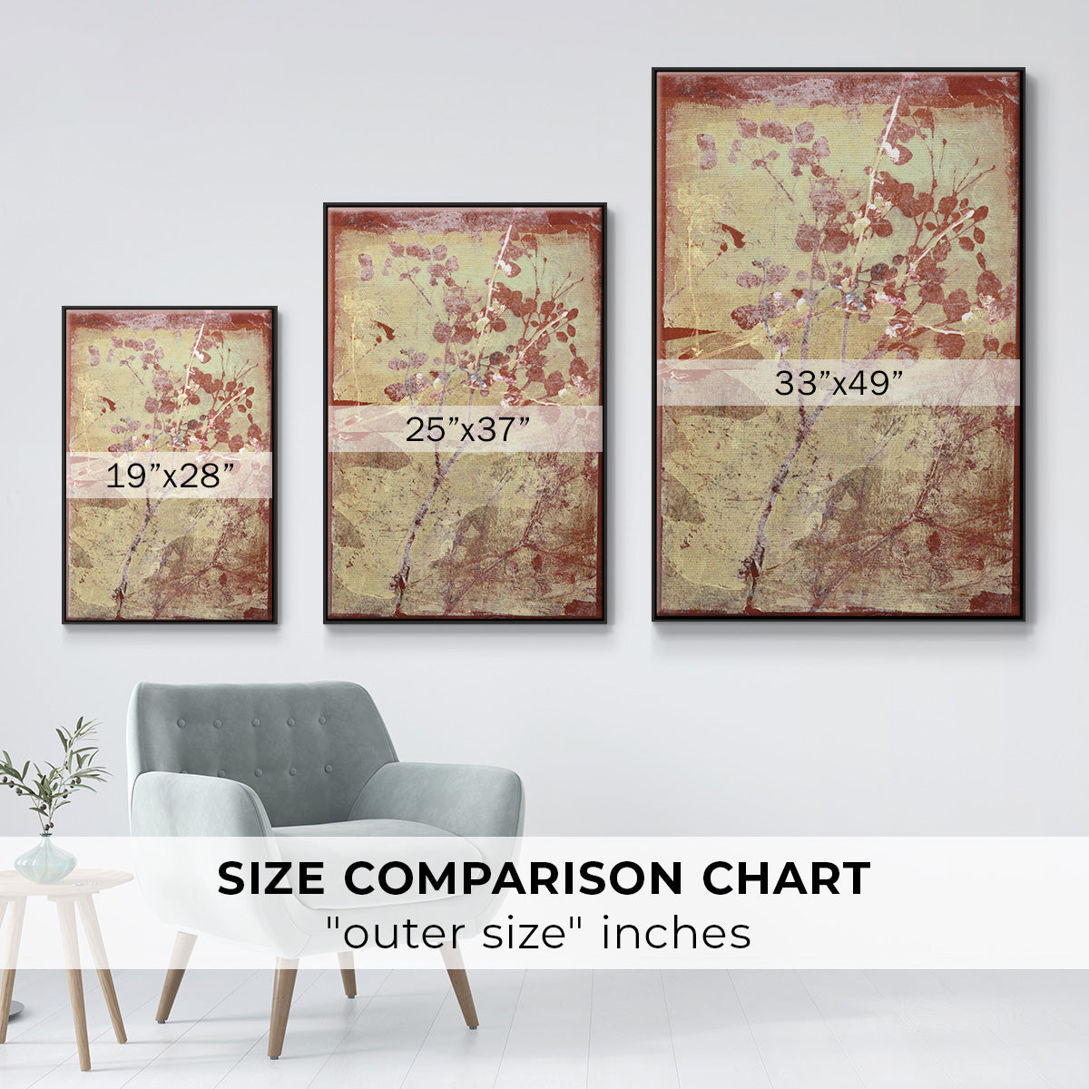 Boundless IV - Floater Framed Canvas Print
