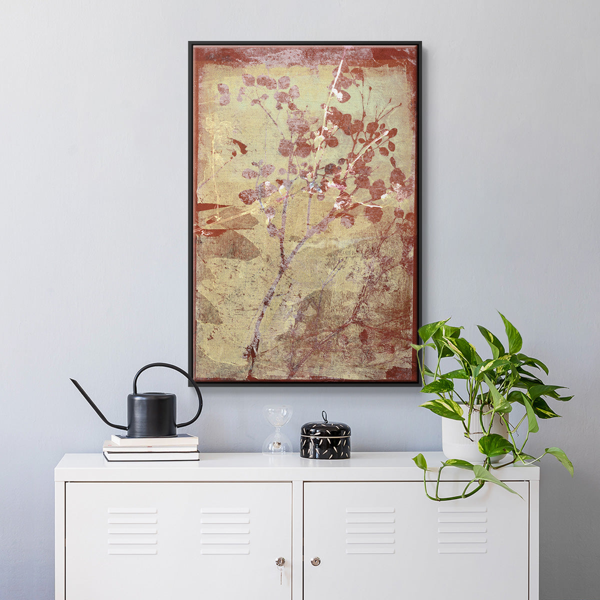 Boundless IV - Floater Framed Canvas Print