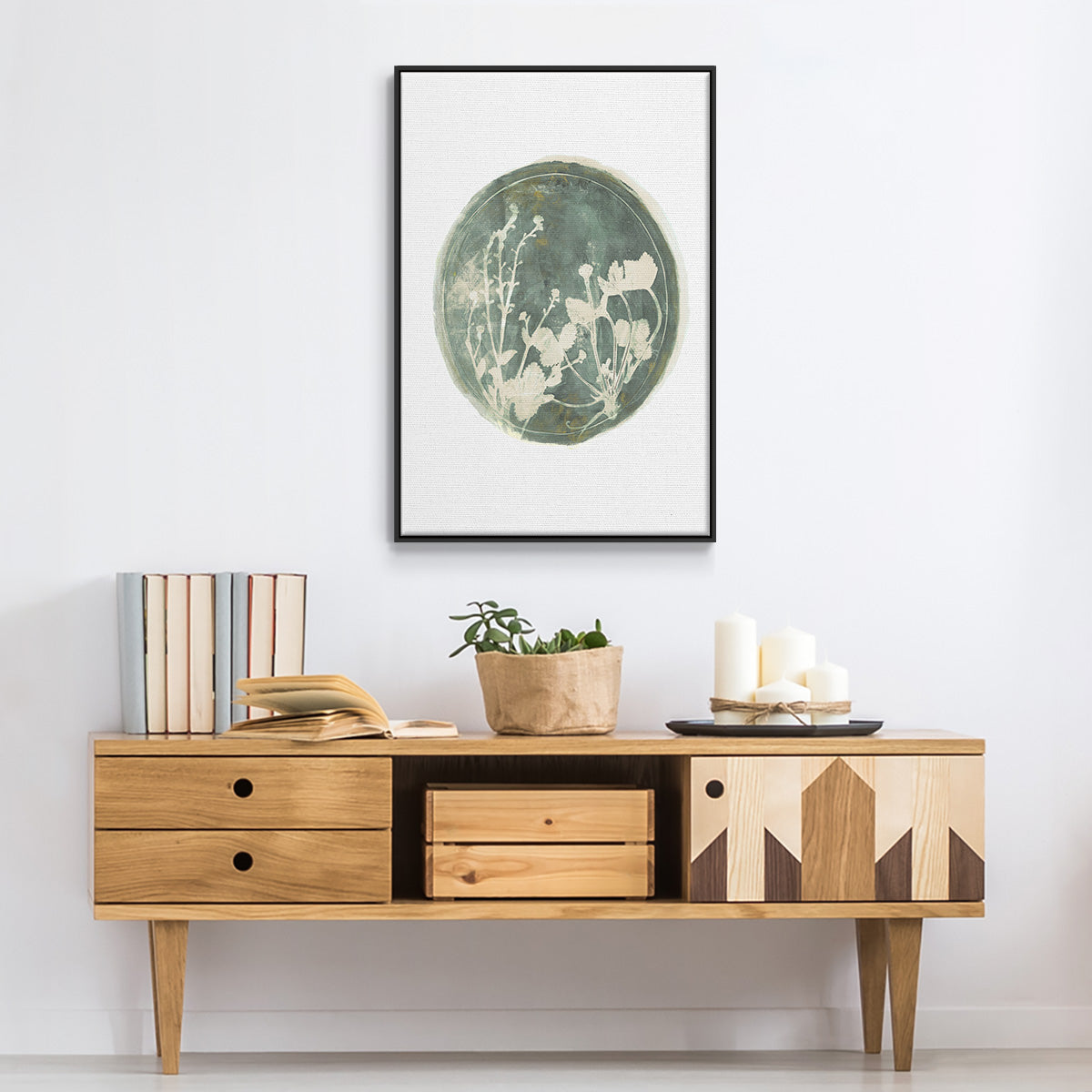 Strawberries and Forge I - Floater Framed Canvas Print