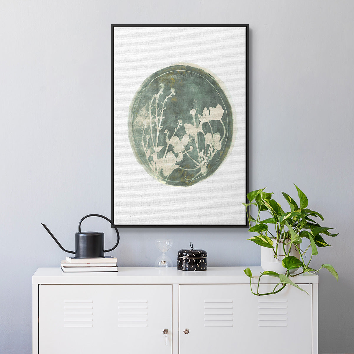 Strawberries and Forge I - Floater Framed Canvas Print