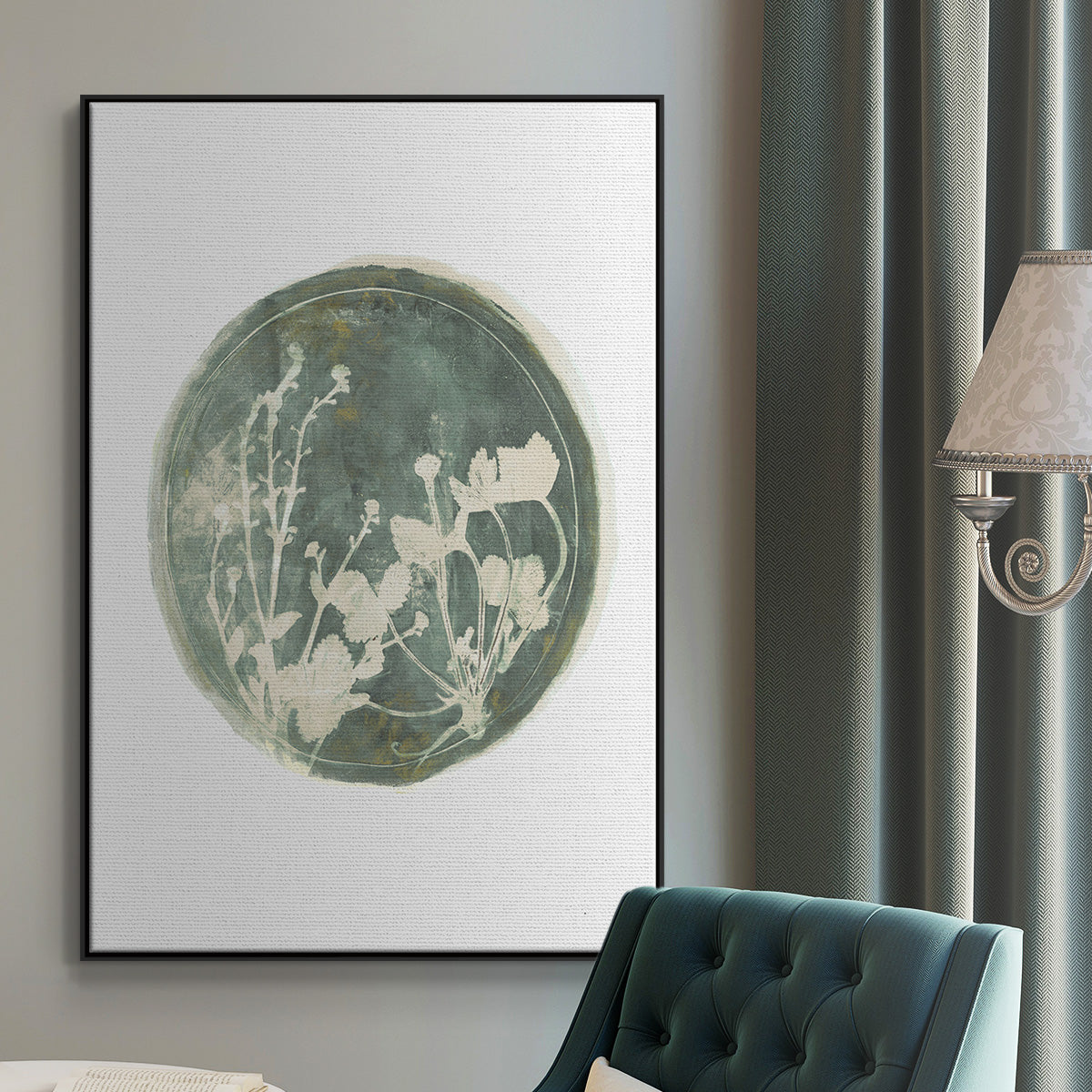 Strawberries and Forge I - Floater Framed Canvas Print