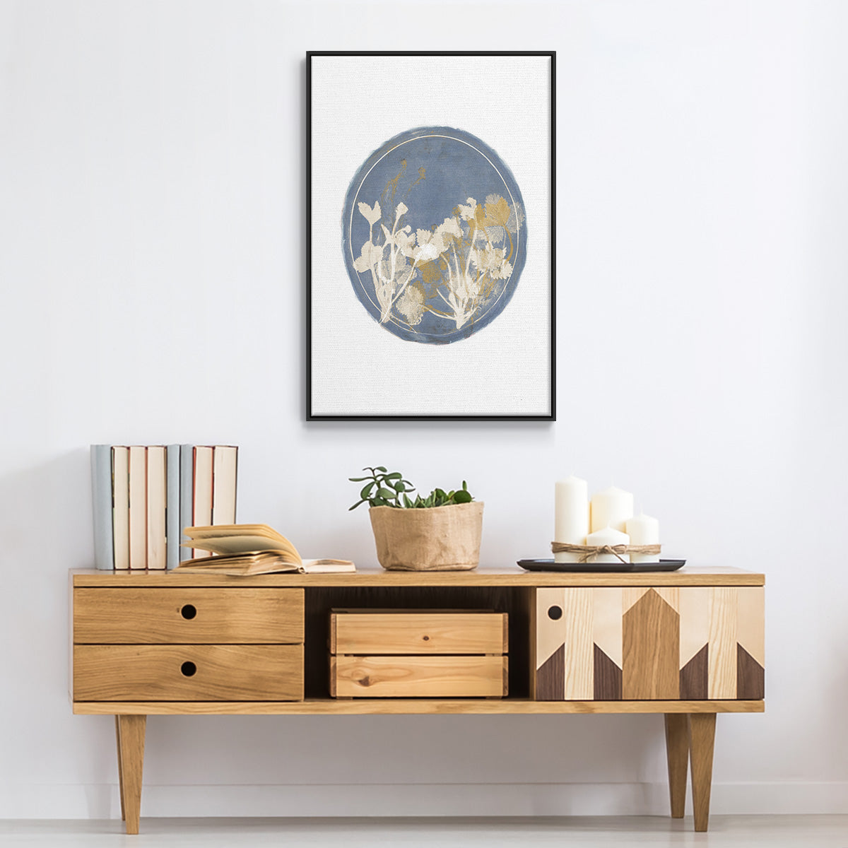 Strawberries and Forge II - Floater Framed Canvas Print