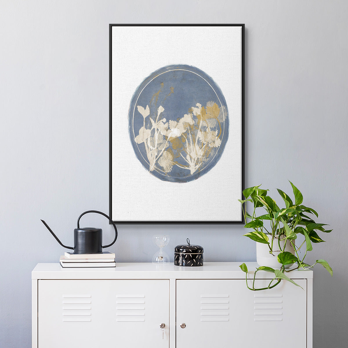 Strawberries and Forge II - Floater Framed Canvas Print