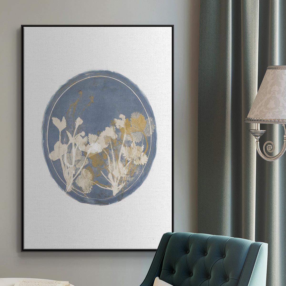Strawberries and Forge II - Floater Framed Canvas Print