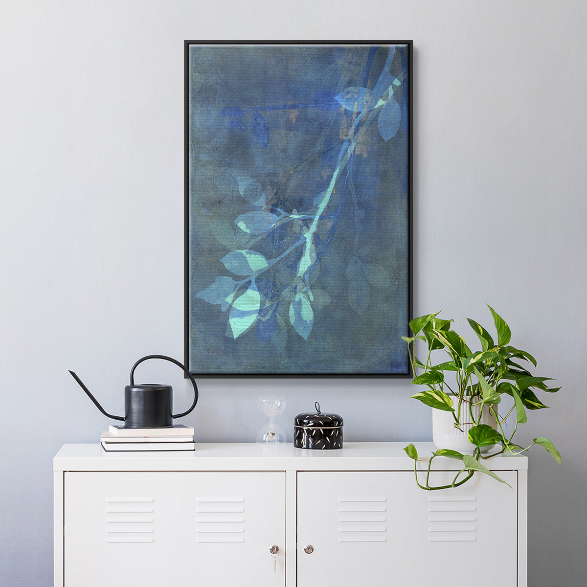 Branching Out VIII - Floater Framed Canvas Print